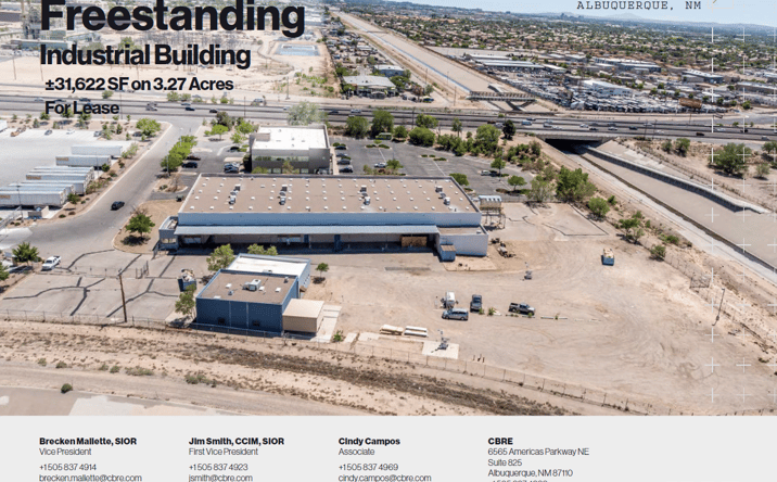 Pictures of Industrial property located at 3711 PASEO DEL NORTE NE, ALBUQUERQUE, NM 87113-1522 for lease - image #1
