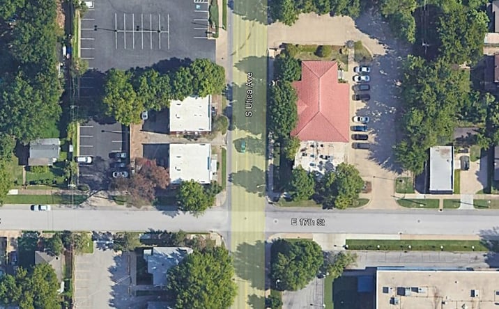 Pictures of Land property located at 1626-1630 S. Utica Ave, Tulsa, OK 74104 for lease - image #1