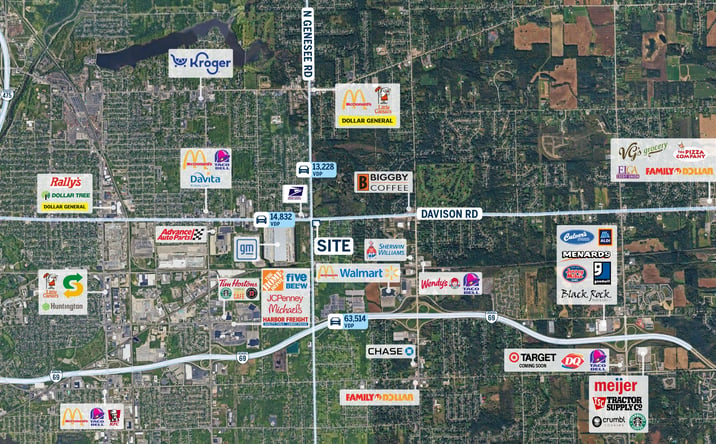 Pictures of Land property located at 5008 Davison Road, Burton, MI 48509 for lease - image #1