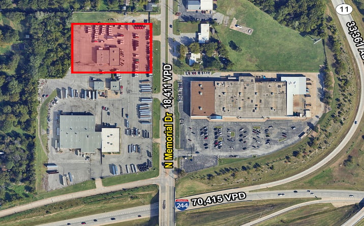 Pictures of Industrial, Office property located at 550 N Memorial Dr, Tulsa, OK 74115 for lease - image #1