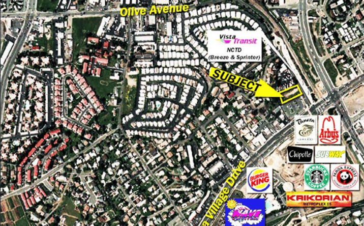 Pictures of Retail, Land property located at 130 Olive Avenue ( Ground Lease ), Vista, CA 92083 for lease - image #1