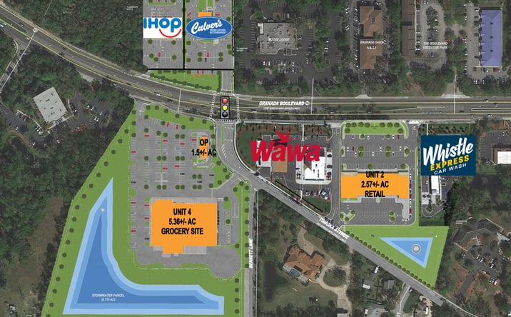 Pictures of Retail, Land property located at 600 Block of W. Granada Boulevard, Ormond Beach, FL 32174 for lease - image #1