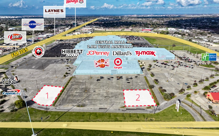 Pictures of Retail, Land property located at 3100 Farm to Market Road 365, Port Arthur, TX 77642 for lease - image #1