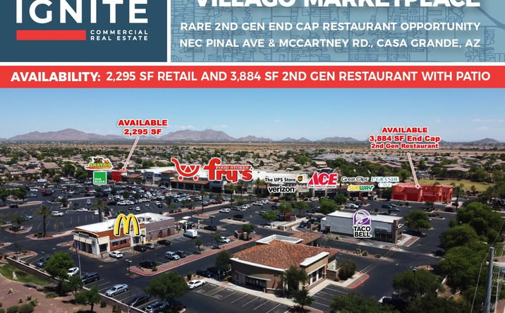 Pictures of Retail property located at NEC Pinal Ave & McCartney Rd, Casa Grande, AZ 85122 for lease - image #1