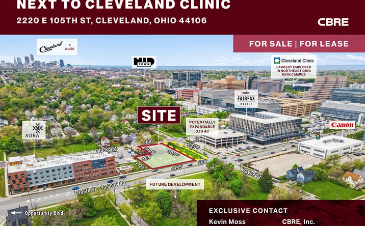 Pictures of Land property located at 2220 East 105th Street, Cleveland, OH 44106 for lease - image #1