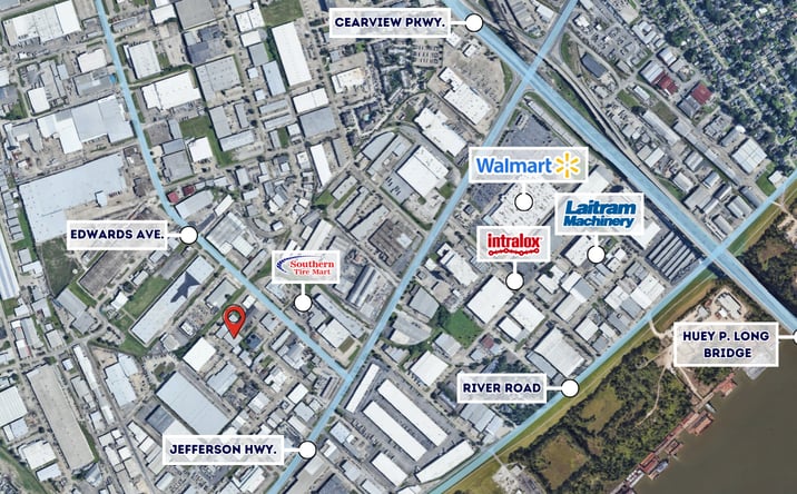 Pictures of Office, Industrial property located at 301 PLAUCHE ST, ELMWOOD, LA 70123 for lease - image #1