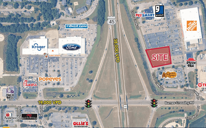 Pictures of Retail, Land property located at 1074 Cross Creek Drive, Tupelo, MS 38866 for lease - image #1