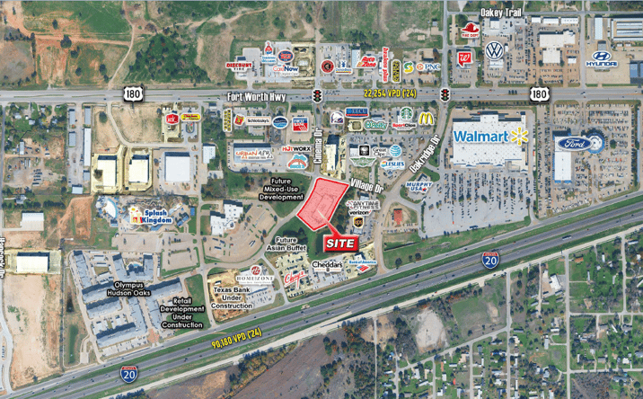 Pictures of Retail property located at 2049 Cinema Drive, Weatherford, TX 76087 for lease - image #1
