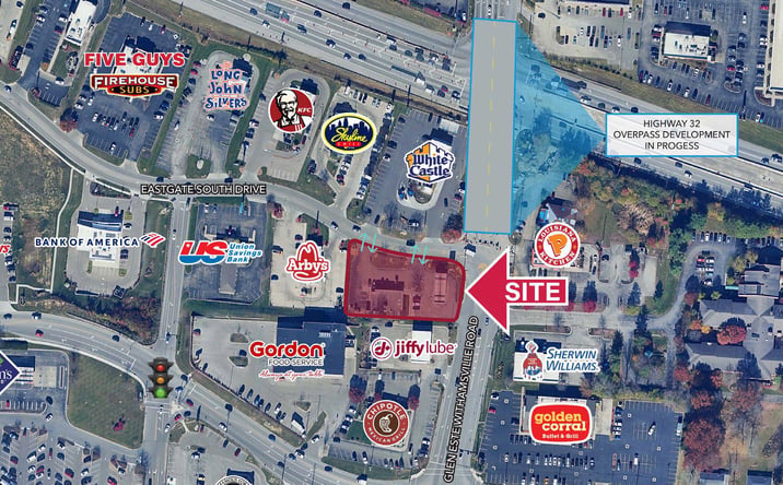 Pictures of Retail, Restaurant property located at 861 Eastgate South Dr., Cincinnati, OH 45245 for lease - image #1