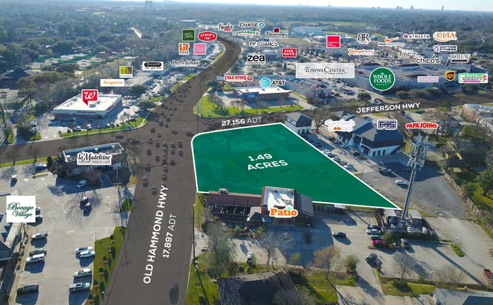 Pictures of Land property located at 7597 Jefferson Hwy, Baton Rouge, LA 70806 for lease - image #1