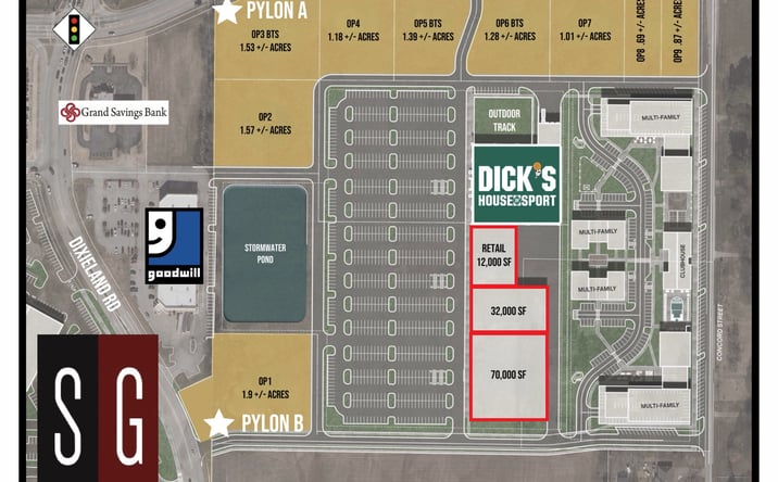 Pictures of Retail property located at WEST PLEASANT GROVE RD /CONCORD STREET, LOWELL, AR 72745 for lease - image #1