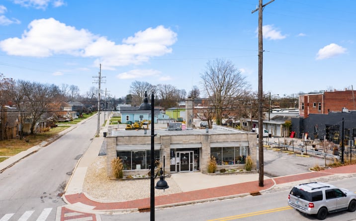 Pictures of Retail, Office, Restaurant property located at 105 S Madison Ave, Greenwood, IN 46142 for lease - image #1