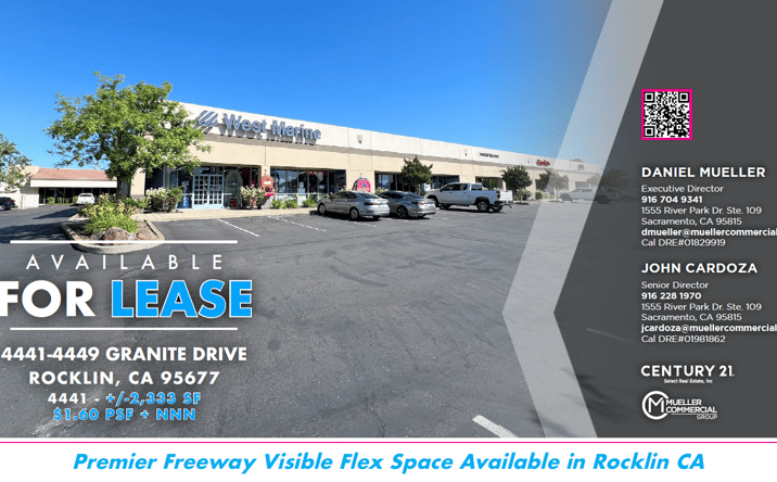 Pictures of Retail property located at 4447 Granite Dr, Rocklin, CA 95677 for lease - image #1