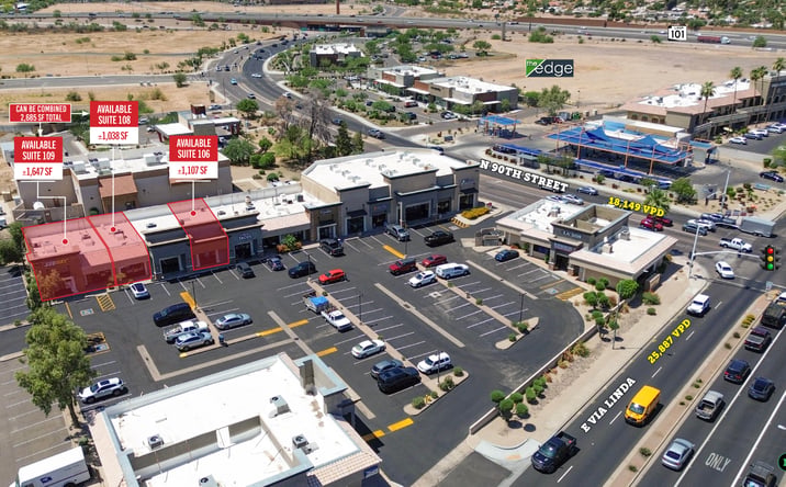 Pictures of Retail property located at 9015 East Vía Linda, Scottsdale, AZ 85258 for lease - image #1
