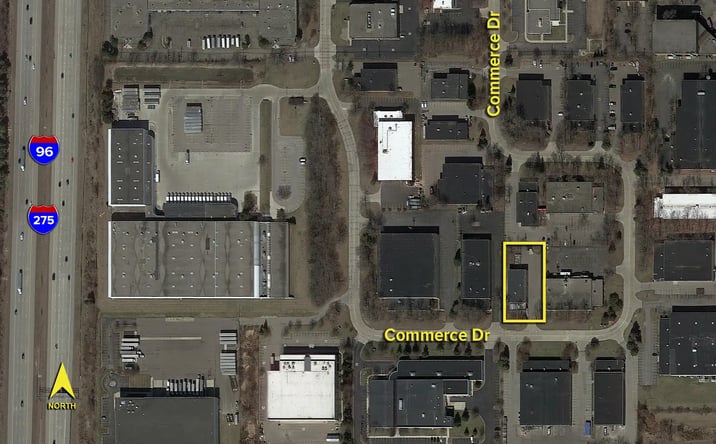 Pictures of Industrial property located at 23192 Commerce Dr, Farmington Hills, MI 48335 for lease - image #1