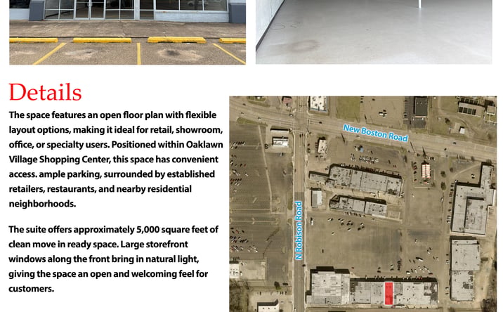 Pictures of Retail property located at 2729 NEW BOSTON RD, TEXARKANA, TX 75501-3227 for lease - image #1