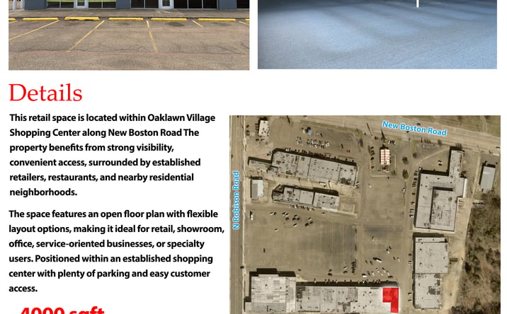 Pictures of Retail property located at 2729 NEW BOSTON RD, TEXARKANA, TX 75501-3227 for lease - image #1