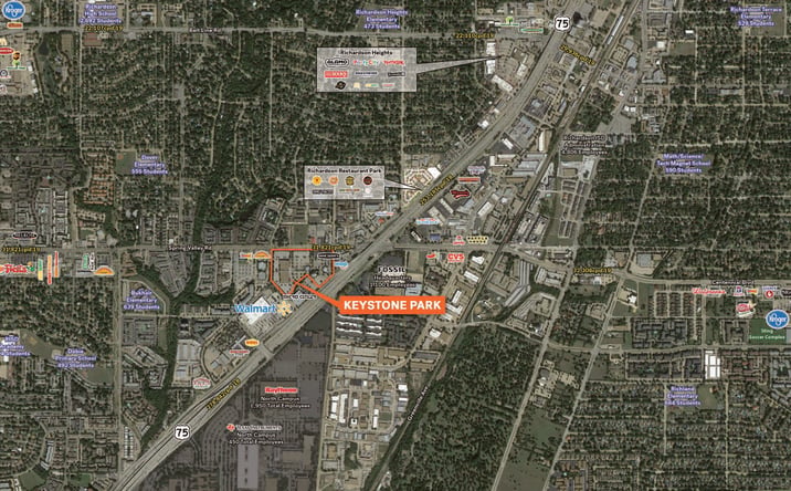 Pictures of Retail, Restaurant property located at 13935 North Central Expressway, 8856 Spring Valley Road, Dallas, TX 75243 for lease - image #1