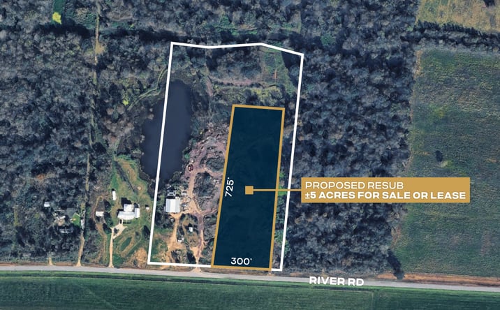 Pictures of Land property located at 12111 River Rd (5 Acres), Baton Rouge, LA 70820 for lease - image #1