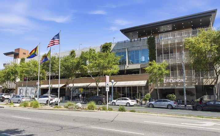 Pictures of Retail property located at 8550 Santa Monica Blvd, Los Angeles, CA 90069 for lease - image #1
