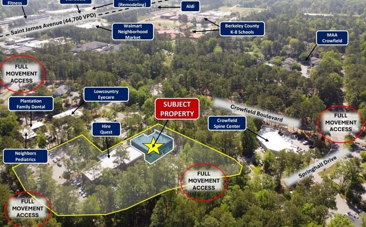 Pictures of Office property located at 111 Springhall Drive # B, Goose Creek, SC 29445 for lease - image #1