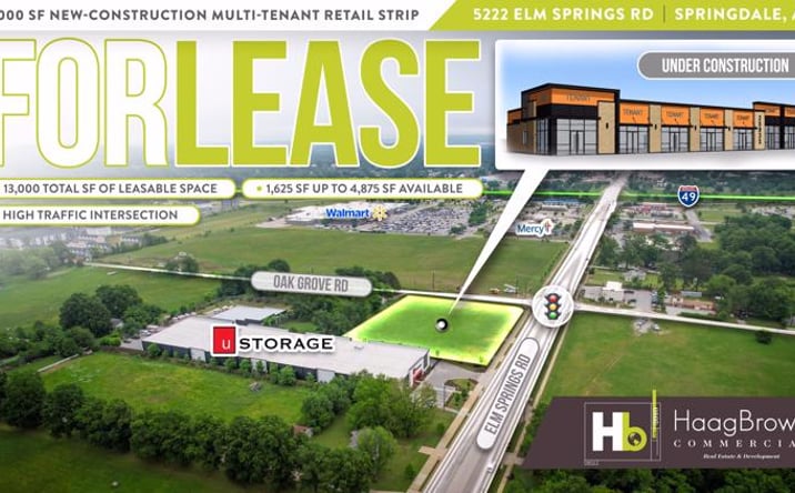 Pictures of Retail, Office property located at 5222 Elm Springs Road, Springdale, AR 72762 for lease - image #1
