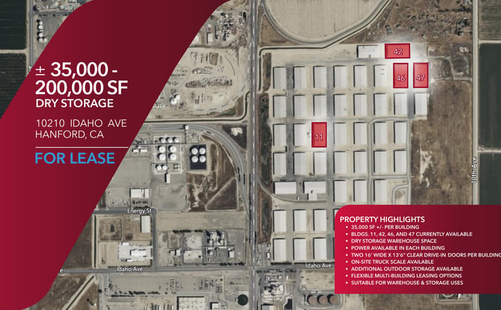 Pictures of Industrial property located at 10210 Idaho Ave, Hanford, CA 93230 for lease - image #1