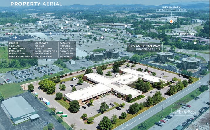 Pictures of Office, Special Purpose property located at 1905 American Way, Kingsport, TN 37660 for lease - image #1