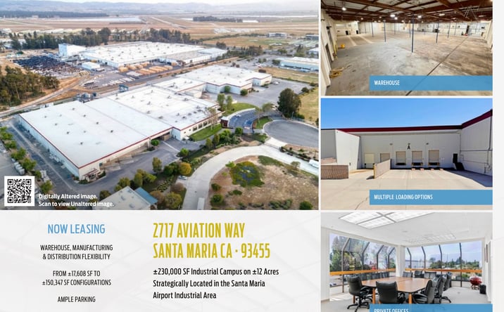 Pictures of Industrial property located at 2717 Aviation Way, Santa Maria, CA 93455 for lease - image #1