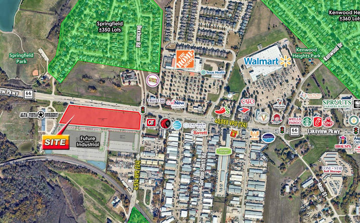 Pictures of Retail, Land property located at 1800 Lakeview Pkwy, Rowlett, TX 75088 for lease - image #1