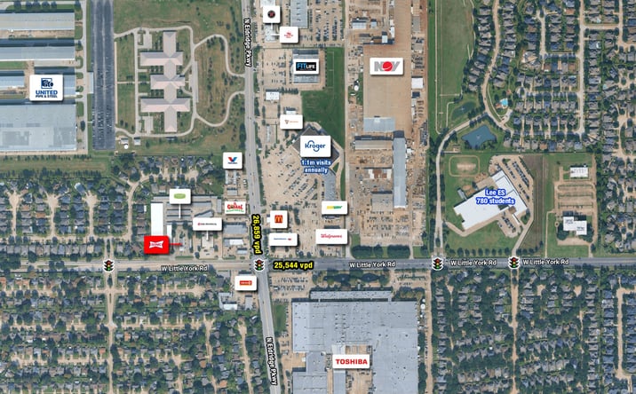 Pictures of Retail property located at 13310 West Little York Road, Houston, TX 77041 for lease - image #1