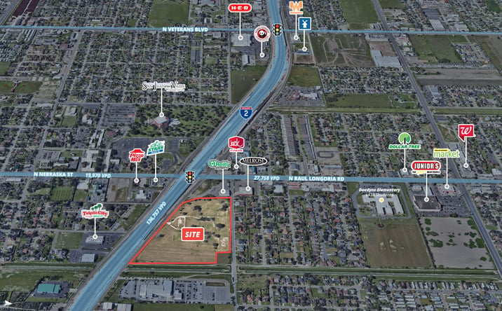 Pictures of Retail property located at NEC Raul Longoria Rd & E Exwy 83, San Juan, TX 78589 for lease - image #1