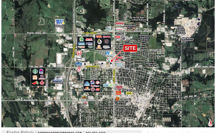 Pictures of Retail property located at 1211 N Commerce St, Ardmore, OK 73401 for lease - image #1