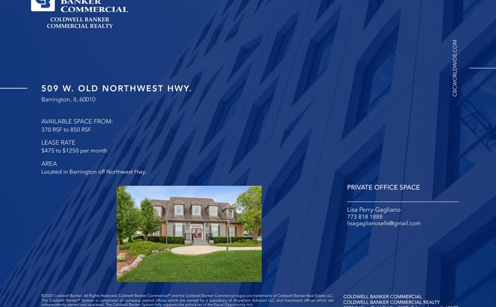 Pictures of Office property located at 509 W. Old Northwest Hwy., Barrington, IL 60010 for lease - image #1