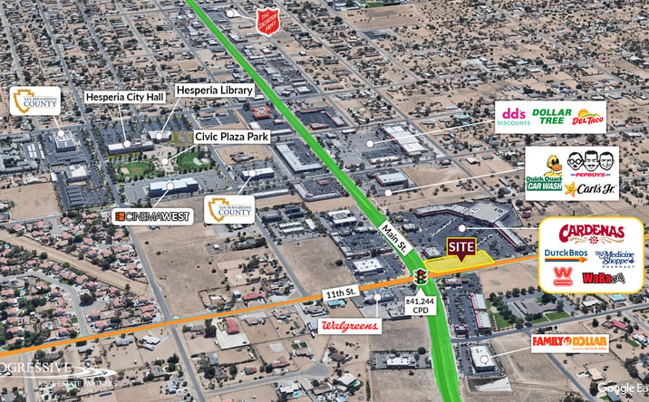 Pictures of Land property located at 0 MAIN ST HESPERIA CA 92345, HESPERIA, CA 92345 for lease - image #1
