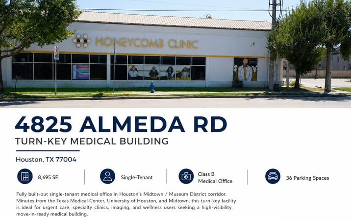Pictures of Retail, Office, Special Purpose property located at 4825 Almeda Rd, Houston, TX 77004 for lease - image #1