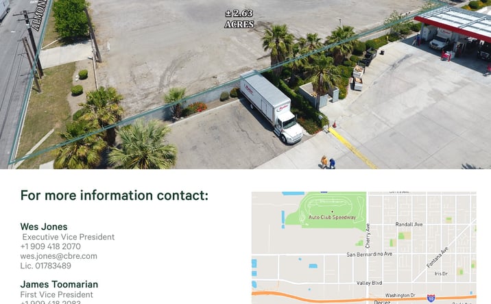 Pictures of Industrial, Land property located at 10505 Almond Ave., Fontana, CA 92337 for lease - image #1