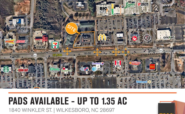 Pictures of Land property located at 1840 Winkler St., Wilkesboro, NC 28697 for lease - image #1