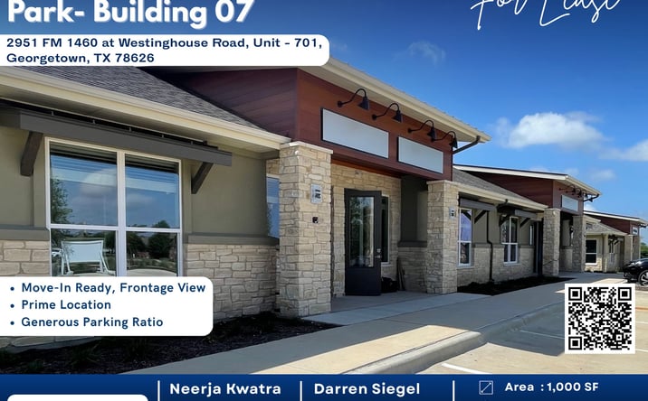 Pictures of Office property located at 2951 FM 1460 at Westinghouse Road, Unit - 701, Georgetown, TX 78626 for lease - image #1