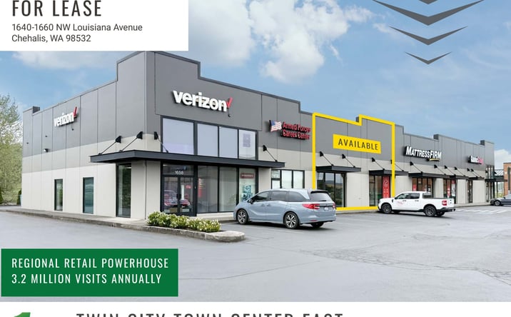 Pictures of Retail property located at 1640-1660 NW Louisiana Avenue, Chehalis, WA 98532 for lease - image #1