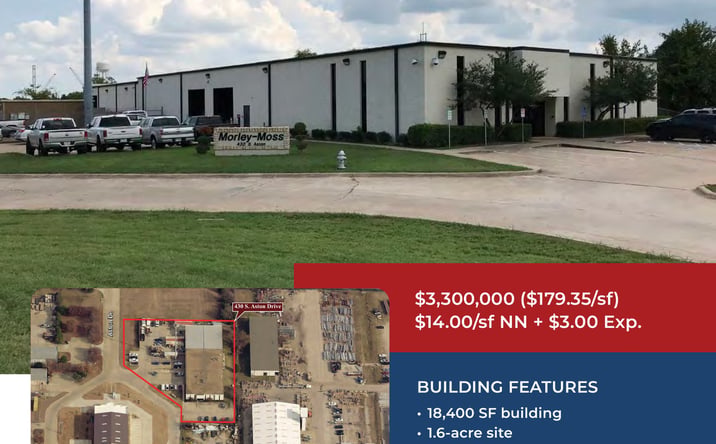 Pictures of Office, Industrial property located at 430 S. Aston Drive, Sunnyvale, TX 75182 for lease - image #1