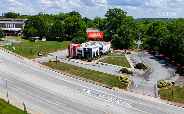 Pictures of Retail, Restaurant property located at 105 West Greenwood Street, Abbeville, SC 29620 for lease - image #1