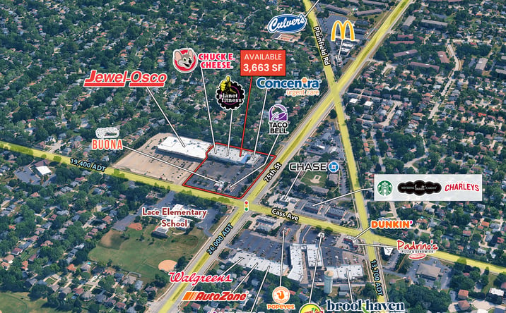 Pictures of Retail property located at 7409 South Cass Avenue, Darien, IL 60561 for lease - image #1