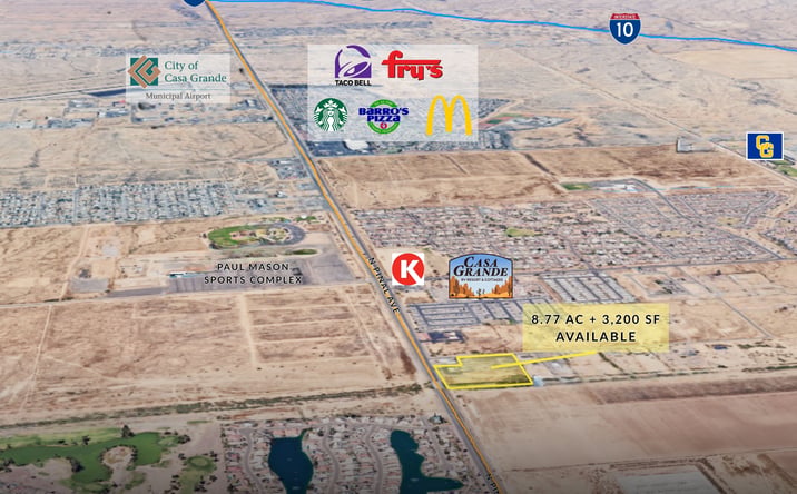 Pictures of Retail, Office, Land property located at 2150 North Pinal Avenue, Casa Grande, AZ 85122 for lease - image #1