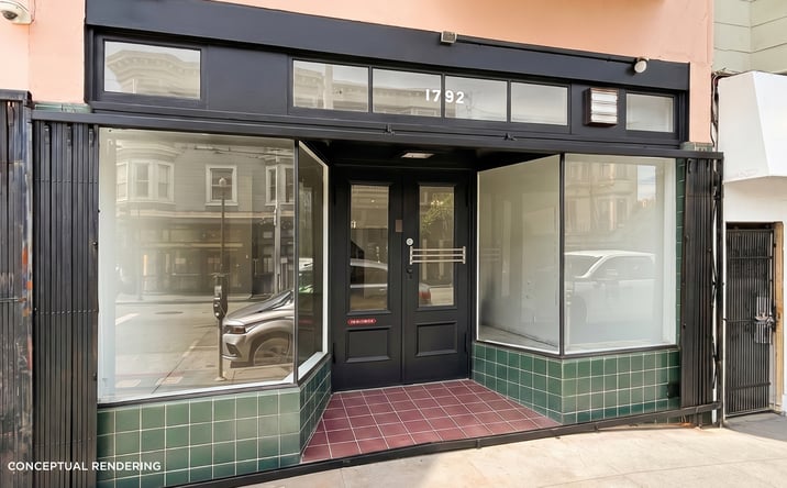 Pictures of Retail property located at 1792 Haight Street, San Francisco, CA 94117-2808 for lease - image #1