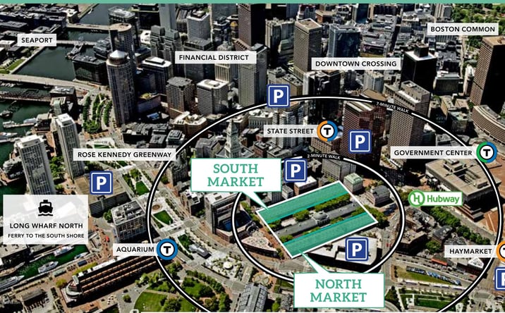 Pictures of Office property located at 1-4 S Faneuil Hall Market, Boston, MA 02109 for lease - image #1