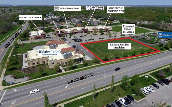 Pictures of Retail, Land property located at 13112-13220 State Line Road, Leawood, KS 66209 for lease - image #1