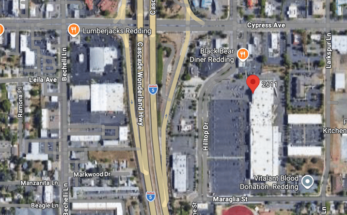 Pictures of Retail property located at 2611 Hilltop Drive, Redding, CA 96002 for lease - image #1