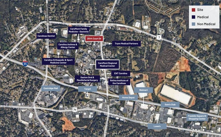 Pictures of Office property located at 2544 Court Drive, Gastonia, NC 28054-7413 for lease - image #1