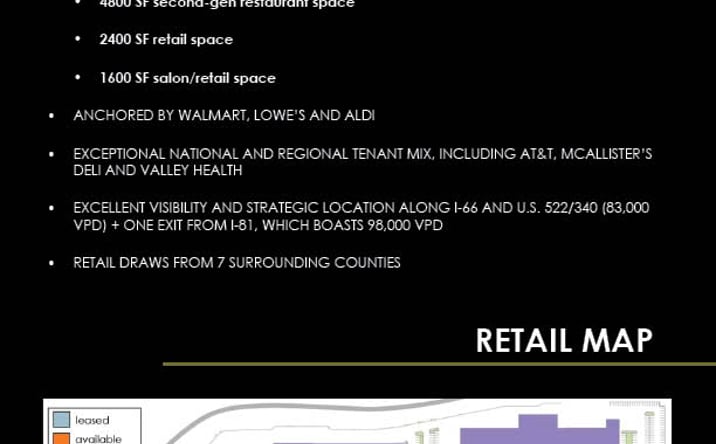 Pictures of Retail, Land property located at 10 Riverton Commons Plaza, Front Royal, VA 22630 for lease - image #1
